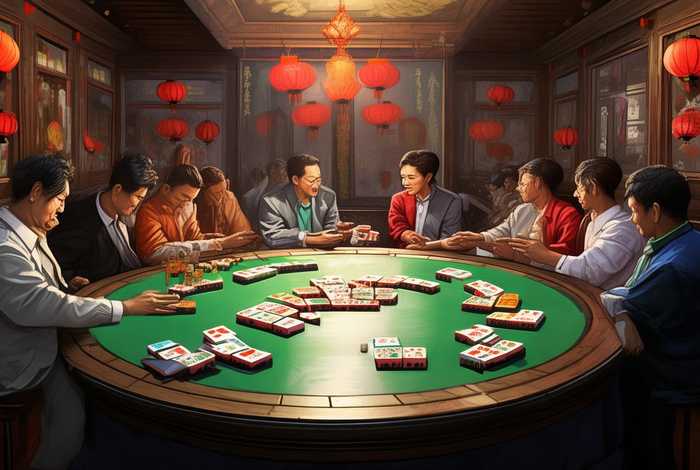 麻将生活图片，麻将生活图片素材