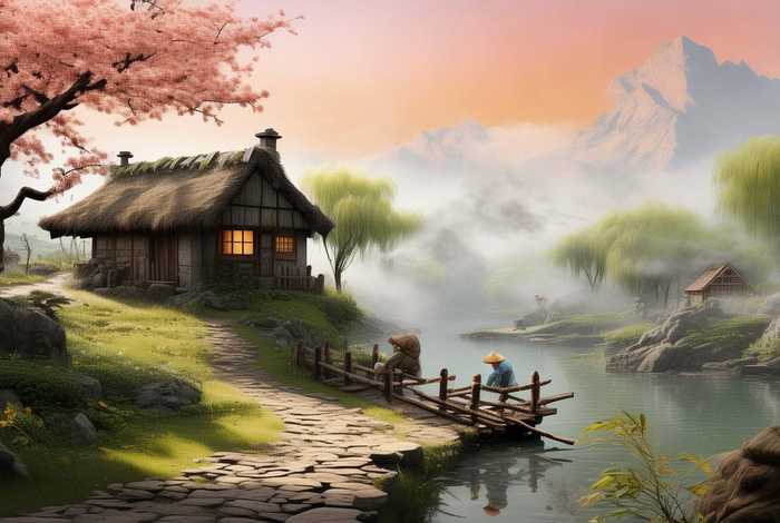 关于田园生活的古诗词村居 - 关于田园生活的古诗词5首