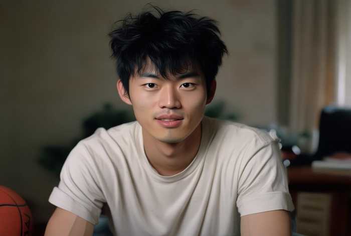 篮球运动员杨鸣生活照；篮球运动员杨鸣生活照片