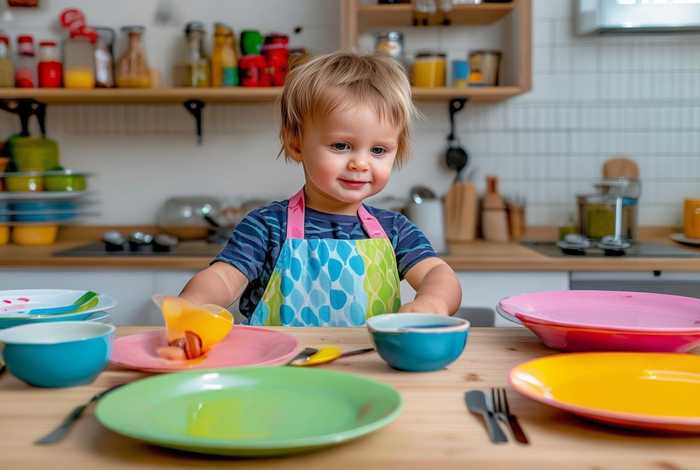 摆放餐具是几岁孩子的生活技能、摆放餐具是几岁孩子的生活技能呢
