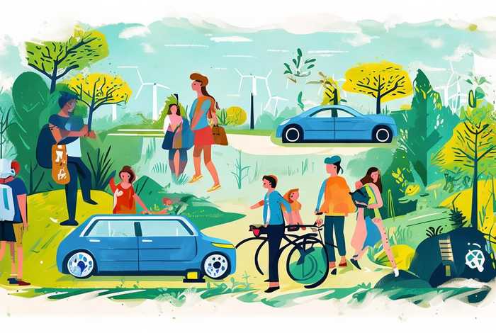 节能减排绿色出行手抄报、节能减排绿色出行手抄报图片