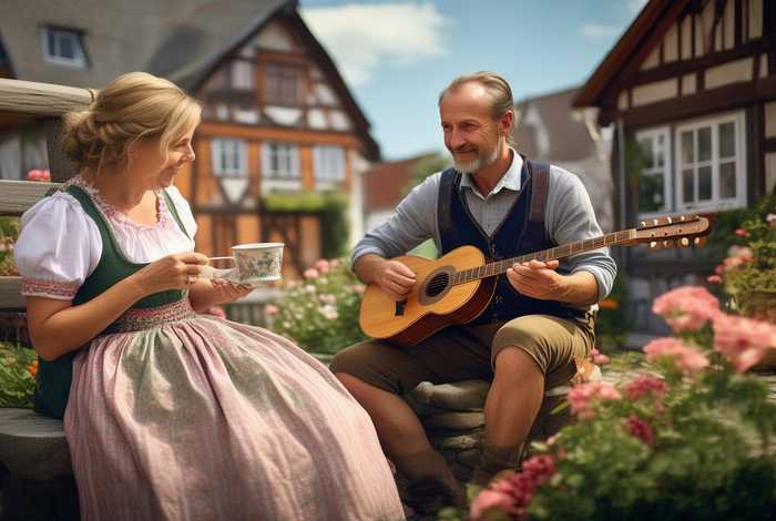 德国人的生活习惯图片、普通德国人的生活