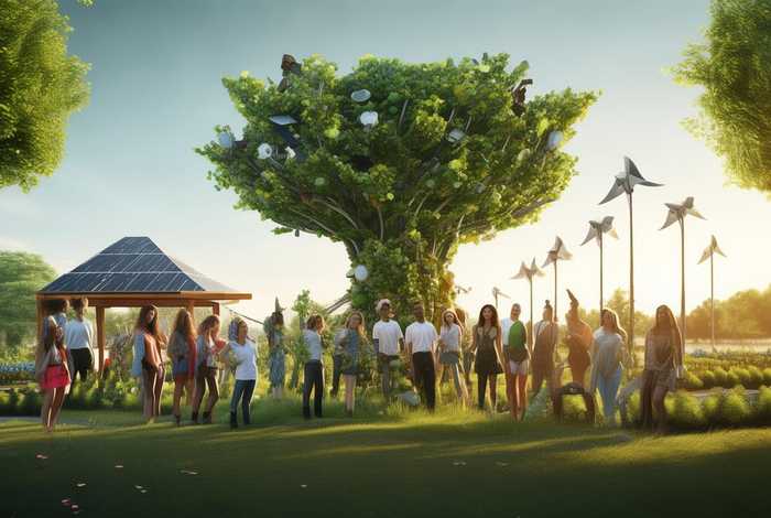 低碳生活主题党日，低碳生活绿建未来主题党日