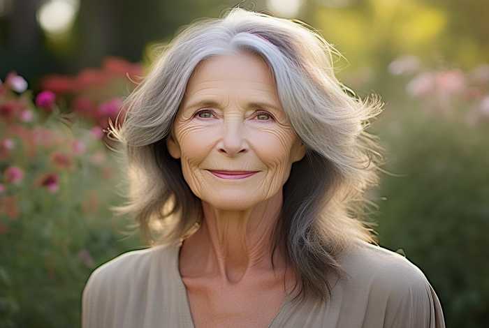 45岁中年妇女的生活照，45岁女人生活照片 素颜