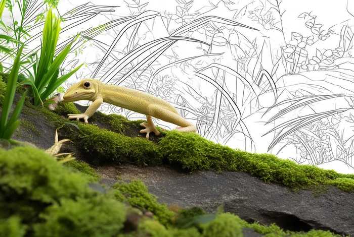 壁虎的生活环境图片、壁虎的生活环境图片简笔画