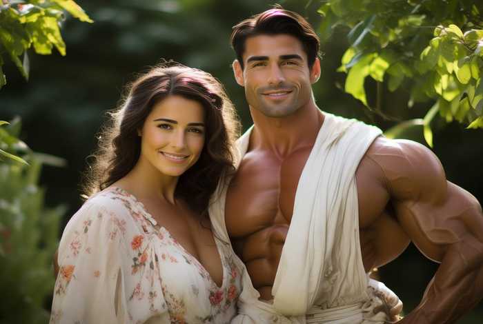 古典健体克里斯和女友生活照；古典健体冠军克里斯