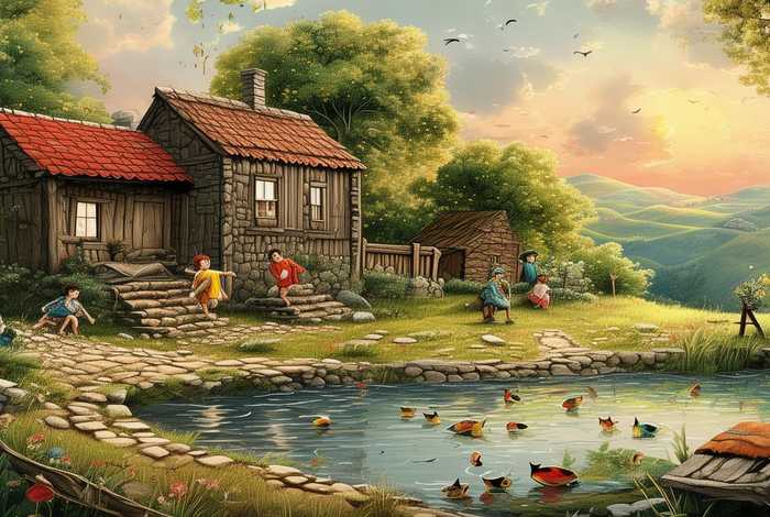 村庄生活故事，村庄生活故事怎么写