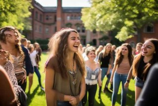 大学女的照片；大学女生照片