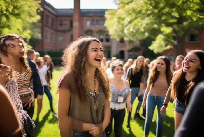 大学女的照片；大学女生照片