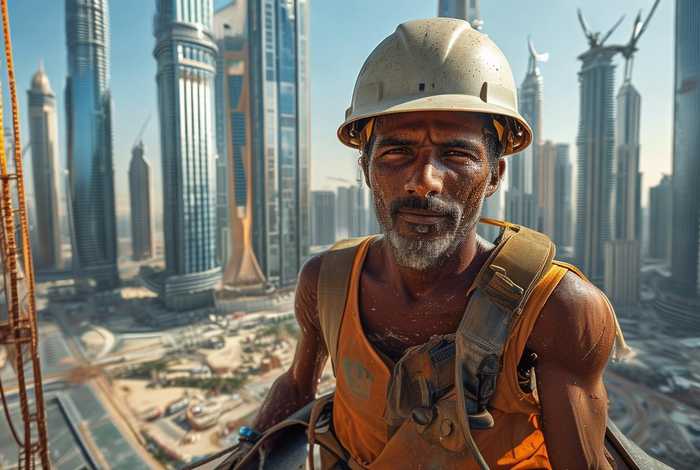 迪拜生活真实经历建筑工；迪拜生活真实经历建筑工人