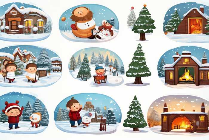 寒假生活简笔画图片、寒假生活简笔画图片大全