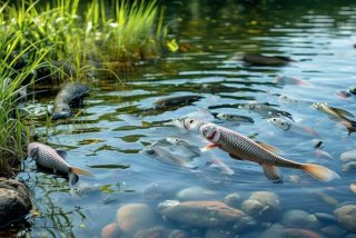 鲫鱼生活环境图片，鲫鱼生活环境图片大全