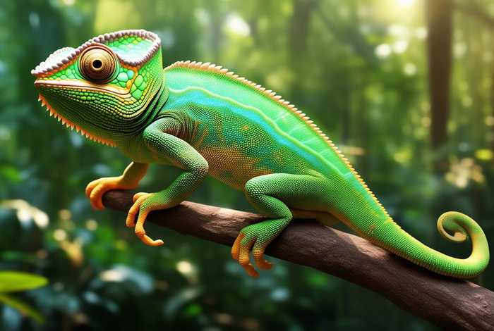 变色龙的生活习性作文二年级 - 变色龙的特点二年级作文