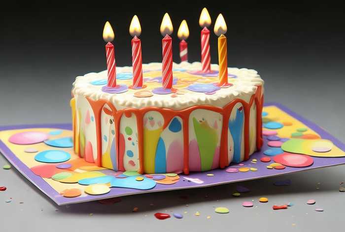 立体生日贺卡立体生日蛋糕小机关、立体的生日蛋糕贺卡怎么做