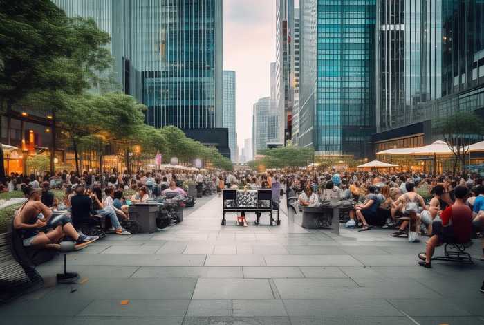 大都会生活方式，大都会城市生活广场