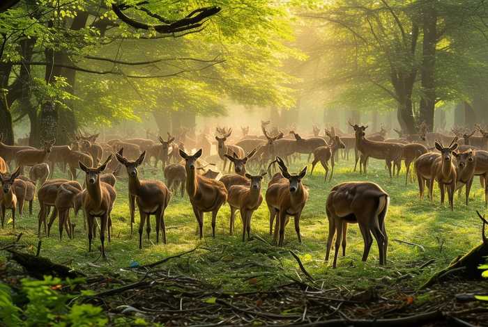 鹿生活在哪里地方（鹿生活在哪里地方最多）