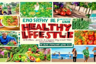 关于健康生活的英语手抄报图案，关于健康的生活的英语手抄报