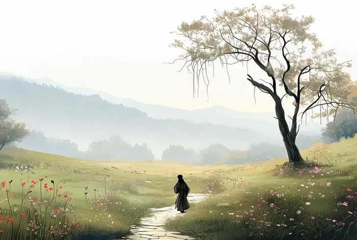 关于田园生活的古诗词；关于田园生活的古诗词和简约插图