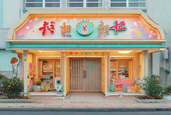 可亲母婴店；可爱可亲母婴店门头图片 外观