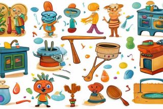 厨房用品谜语大全 - 厨房用品谜语大全儿童6到10岁图片