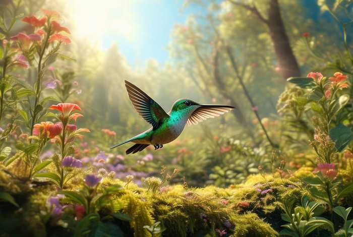 蜂鸟是在哪里生活的、蜂鸟是在哪里生活的呢