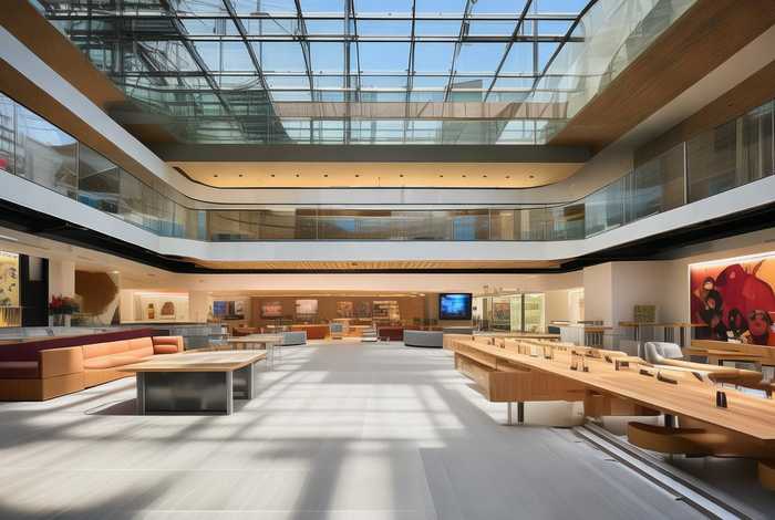 大学生活动中心设计效果图；大学生活动中心设计效果图片