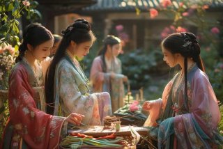 宫女民间生活；宫女图的民间故事