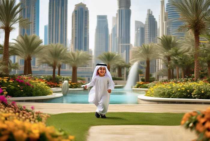 迪拜人的真实生活儿童，迪拜本地人的真实生活