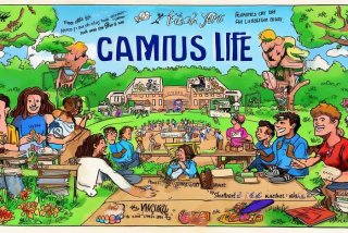 快乐的校园生活手抄报，快乐的校园生活手抄报图片