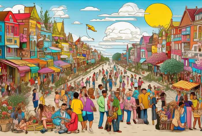 多彩生活手抄报图片，多彩生活的手抄报图片