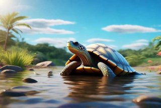 巴西龟的日常生活、巴西龟的日常生活视频