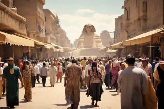 埃及人的生活水平如何，埃及人的生活水平图片