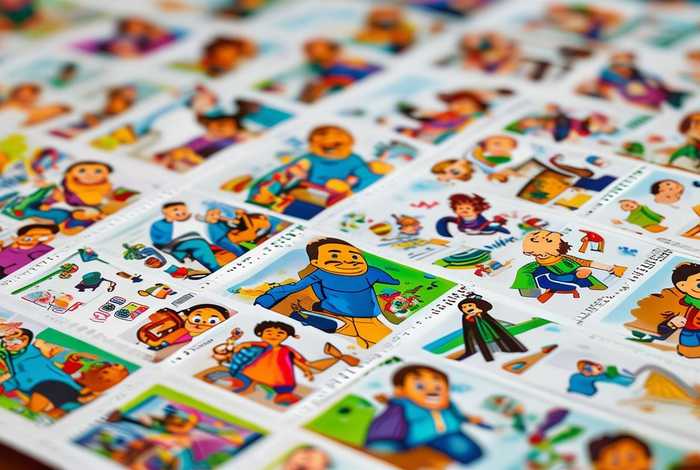 儿童生活邮票;儿童生活邮票大版 儿童生活邮票;儿童生活邮票大版