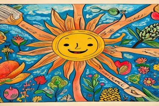 感恩幸福陪伴我成长的手抄报；感恩幸福陪伴我成长的手抄报怎么画