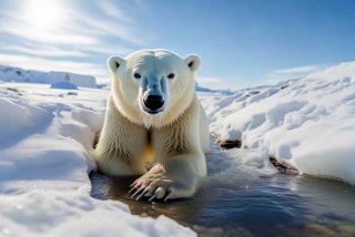 北极熊的生活日常博主、北极熊的日常活动