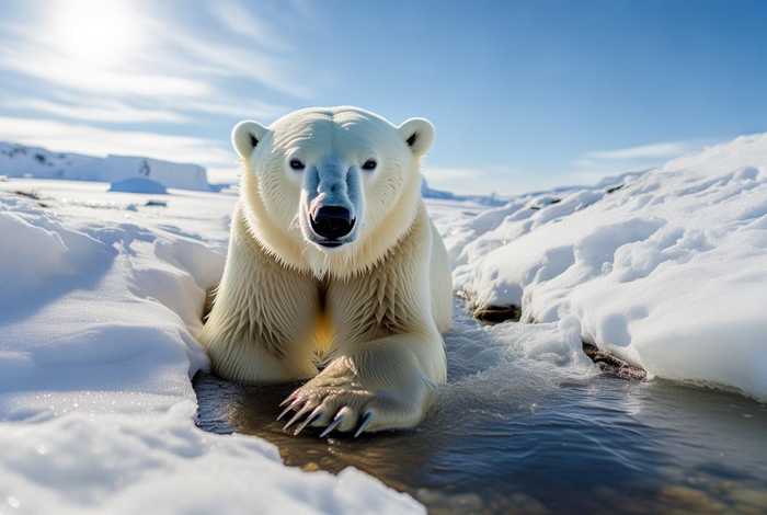 北极熊的生活日常博主、北极熊的日常活动