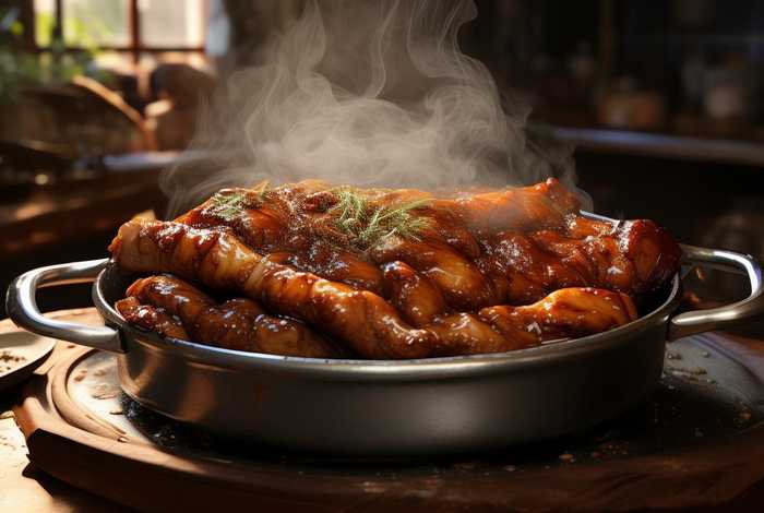 黄磊向往的生活菜谱炖肘子做法 向往的生活里黄磊做的肘子