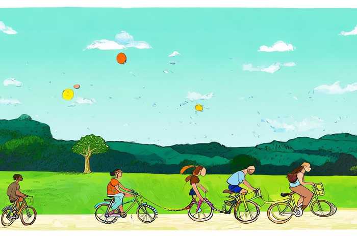 低碳生活绿色出行手抄报图片，低碳生活绿色出行手抄报图片字少