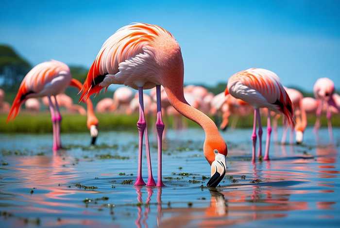 火烈鸟吃什么（火烈鸟吃什么东西）