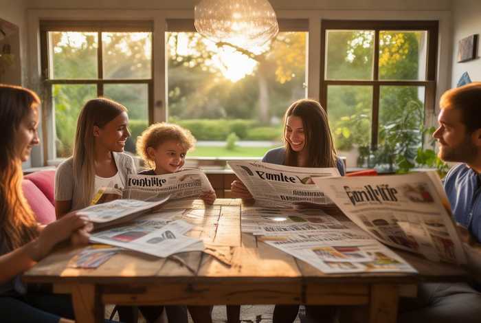 家庭生活报初敏，家庭生活小报