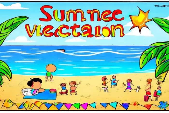 假期生活的手抄报英语 假期生活的手抄报英语四年级