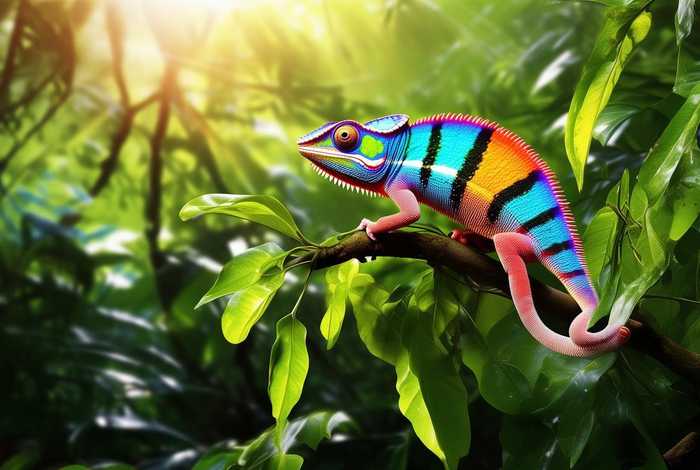 变色龙生长在哪里，变色龙生长在哪里图片