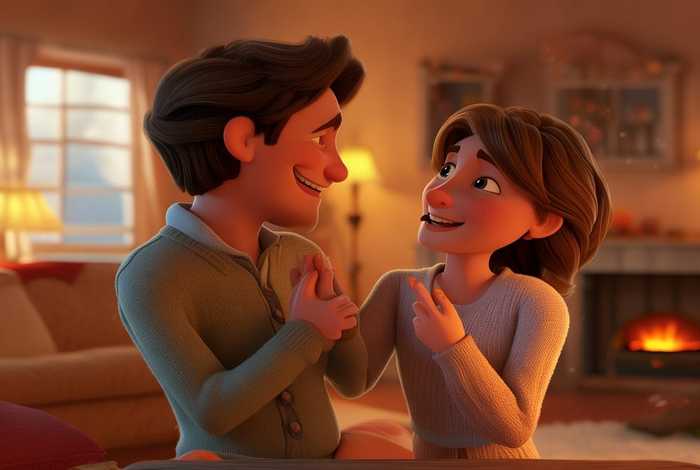 夫妻动图温馨图片、夫妻动图温馨图片卡通