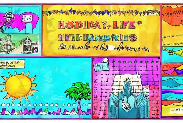 假期生活的手抄报模板，假期生活的手抄报模板图片