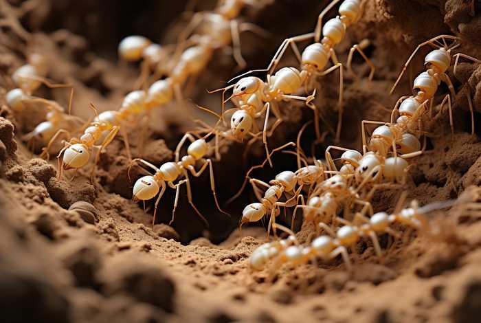 白蚁群居生活及分工 - 白蚁的群居生活