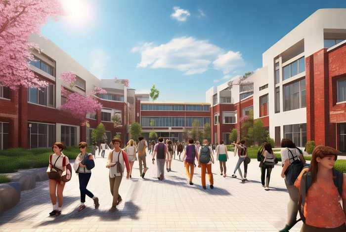 介绍高中校园的英语作文（高中介绍校园生活的英语作文）