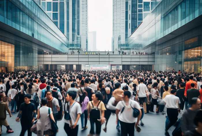 东莞塘厦万科生活广场人潮涌动；东莞塘厦万科生活广场位于哪里？