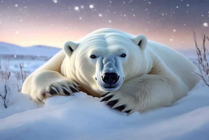 北极熊的生活习性睡眠习惯、北极熊的生活日常