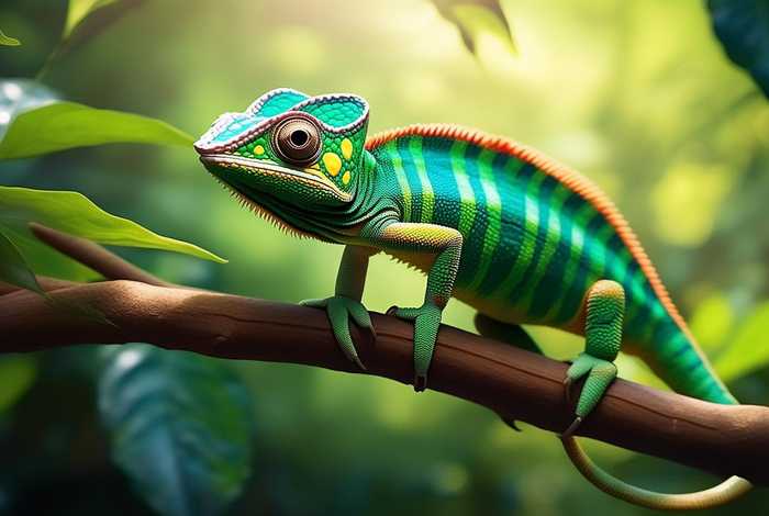 变色龙的生活习性作文二年级 - 变色龙的特点二年级作文