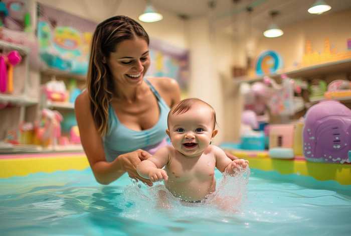 宝贝坊母婴生活馆游泳，小宝贝母婴生活馆